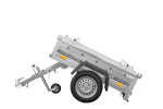 Remorque simple essieu UNITRAILER Garden Trailer 150 KIPP 150×106 capot aluminium