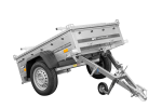 Remorque simple essieu UNITRAILER Garden Trailer 150 KIPP 150×106 capot aluminium