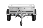 Remorque simple essieu UNITRAILER Garden Trailer 150 KIPP 150×106 capot aluminium