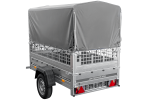 Remorque tôle basculante UNITRAILER Garden Trailer 200 Kipp 2006 x 1063 mm PTAC 750 kg