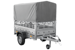 Remorque tôle basculante UNITRAILER Garden Trailer 200 Kipp 2006 x 1063 mm PTAC 750 kg
