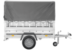 Remorque tôle basculante UNITRAILER Garden Trailer 200 Kipp 2006 x 1063 mm PTAC 750 kg