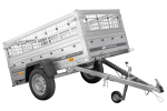 Remorque basculante UNITRAILER Garden Trailer 200 KIPP 200,6×106,3 cm PTAC 750 kg