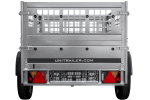 Remorque basculante UNITRAILER Garden Trailer 200 KIPP 200,6×106,3 cm PTAC 750 kg
