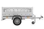 Remorque basculante UNITRAILER Garden Trailer 200 KIPP 200,6×106,3 cm PTAC 750 kg