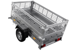 Remorque basculante UNITRAILER Garden Trailer 200 KIPP 200,6×106,3 cm PTAC 750 kg