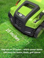 Scarificateur électrique 40,6 cm avec sac de collecte et réglage 5 positions