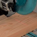 Scie à onglets radiale filaire 1800 W Ø305 mm avec biseautage