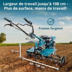 Motoculteur thermique Könner & Söhnen KS 7HP-950A 212 cm3 7 CV