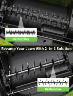 Scarificateur électrique 40,6 cm avec sac de collecte et réglage 5 positions