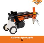 Fendeur de bûches électrique 6 tonnes 52 cm 2200 W 230 V