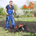 Motoculteur électrique filaire 35,6 cm 12 A