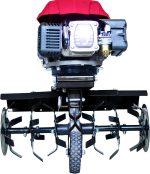 Motoculteur thermique Scheppach MTP560 140 cm3 3,7 CV 6 fraises