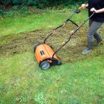 Scarificateur électrique 1350 W 33 cm 2 en 1 avec sac de collecte 40 L