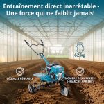 Motoculteur thermique Könner & Söhnen KS 7HP-950A 212 cm3 7 CV