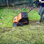 Scarificateur électrique 1350 W 33 cm 2 en 1 avec sac de collecte 40 L