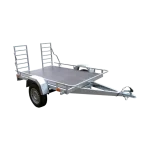 Remorque plateau SOREL 8310 PTAC 500 kg 216×130 cm basculante non freinée