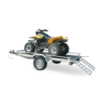 Remorque plateau SOREL 8310 PTAC 500 kg 216×130 cm basculante non freinée