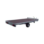 Remorque plateau LIDER 33630 PTAC 1000 à 1500 kg 355×180 cm freinée