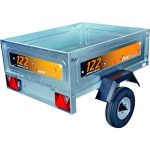Remorque ERDE 122 Classic bagagère caisse basculante MMA 400 kg
