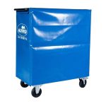 Malle de concours Midi Écurie Eco 108x100x60 cm acier laqué 2 selles 3 tiroirs