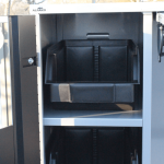 Malle de concours Midi Prestige époxy 127,5x100x60 cm acier laqué 2 selles