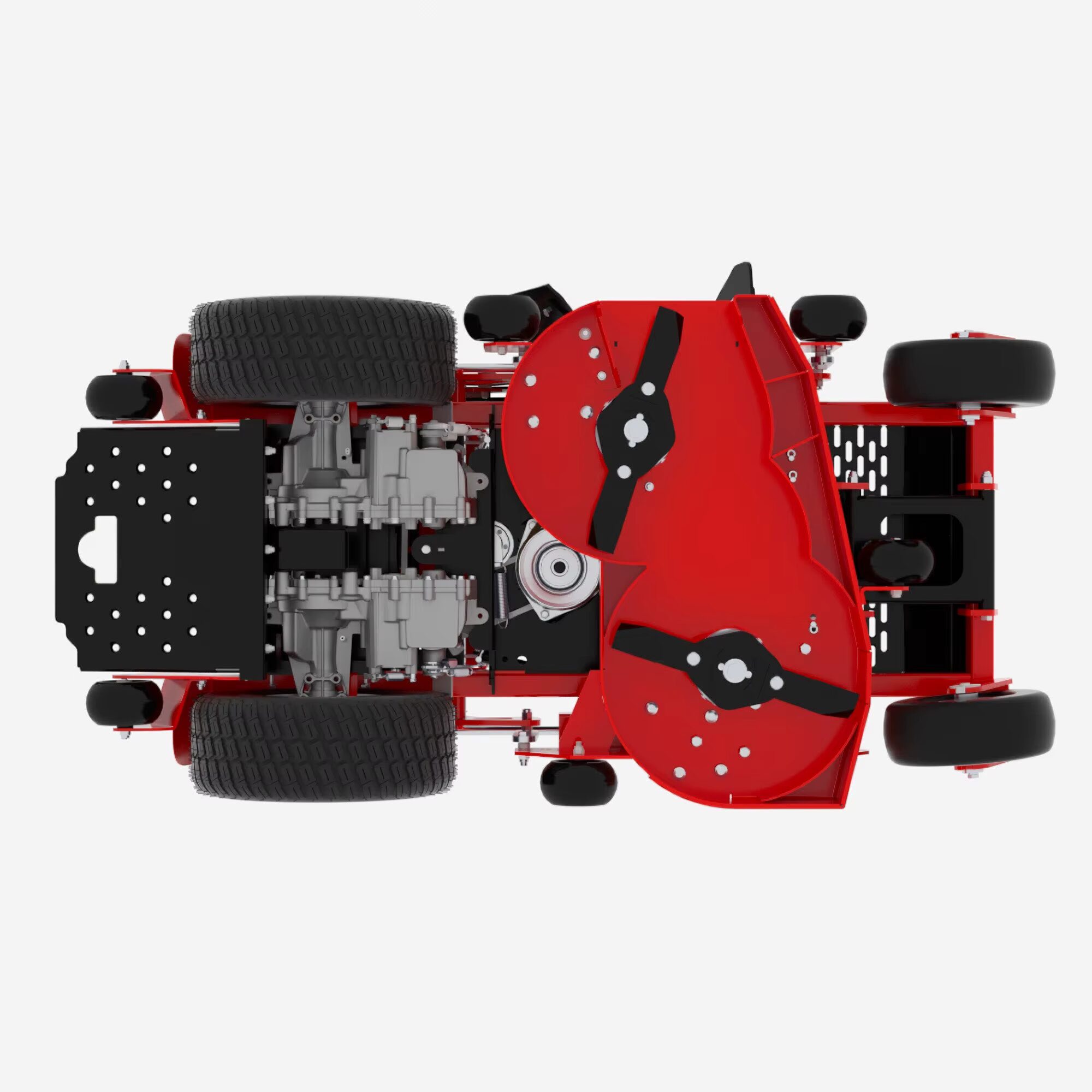 Tondeuse autoportée rayon de braquage zéro 810 mm 25HP 764cc transmission EZT-2200 coupe 38–114 mm 280 kg